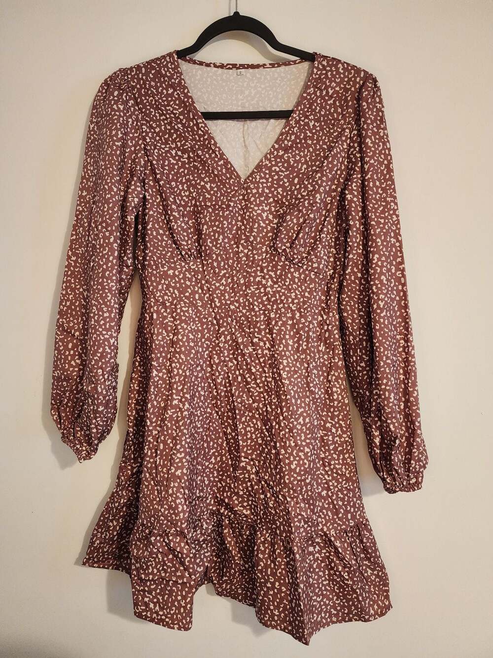 Unlabled‎ new withought tags mauve animal print dress Women's size small